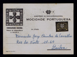 MOCIDADE PORTUGUESA Ministerial Official S.R. Publicitary Postcard 1965 Portugal - Scarce Militaria Politic Gc5145 - Brieven En Documenten