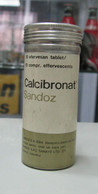 AC - CALCIBRONAT SANDOZ EMPTY MEDICINE ALUMINUM BOTTLE FOR COLLECTION - Medisch En Tandheelkundig Materiaal