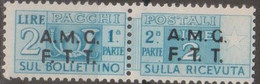 Italia 1947 Trieste Zona A Pacchi Postali UnN°2 MNH/** - Paquetes Postales/consigna