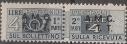 Italia 1947 Trieste Zona A Pacchi Postali UnN°4 MNH/** - Postal And Consigned Parcels