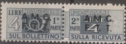 Italia 1947 Trieste Zona A Pacchi Postali UnN°4 MNH/** - Paketmarken/Konzessionen