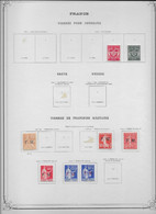 France Franchise Militaire - Collection Vendue Page Par Page - Neufs * Avec Charnière - TB - Timbres De Franchise Militaire