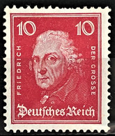 DEUTSCHES REICH 1926 - MLH - Mi 390 - 10pf - Friedrich Der Grosse - Unused Stamps