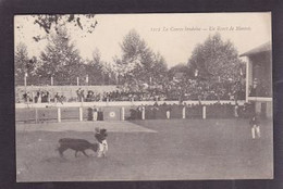 CPA Corrida Tauromachie Course Landaise Landes Circulé MONTOIS - Corridas