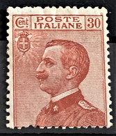 ITALY / ITALIA 1922 - MLH - Sc# 102 - 30c - Afgestempeld