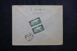 SYRIE - Enveloppe De Damas Pour Amiens En 1930, Affranchissement Recto / Verso - L 72373 - Briefe U. Dokumente