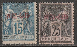 Port-Said N° 9, 11 - Used Stamps