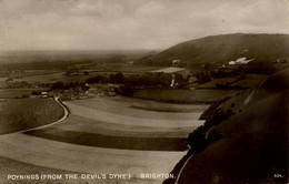 SUSSEX - POYNINGS (FROM THE DEVIL'S DYKE) RP  Sus243 - Worthing