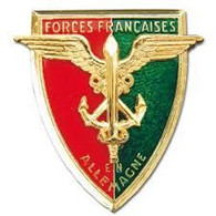 Militaria - France - INFANTERIE - Insigne Forces Françaises En Allemagne - Fabricant Arts Et Insignes 803 - TBE - Patches