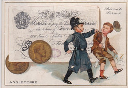 BISCUITS PERNOT / ANGLETERRE  / BILLET ET MONNAIE - Pernot