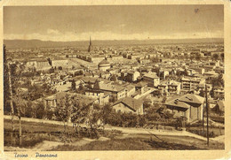 9415" TORINO-PANORAMA "  -FOTO ORIGINALE-CARTOLINA SPEDITA 1953 - Mehransichten, Panoramakarten