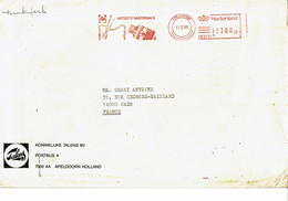 1988 - Lettre Pour La France- Empreinte Machine à Affranchir "TOLENS - ARTISTS' MATERIALS" - Machines à Affranchir (EMA)