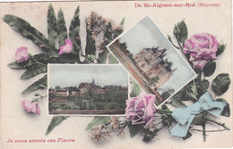 SAINT-AIGNAN-sur-ROË - Je Vous Envoie Ces Fleurs - Saint Aignan Sur Roe