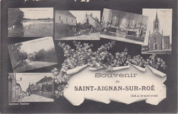 SAINT-AIGNAN-sur-ROË - Souvenir - Carte Multivues - Saint Aignan Sur Rö