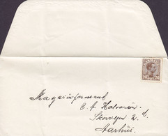 Denmark Mi. 121, 20 Øre King Chr. X. On 'Petite' Uncancelled Cover Brief To Magasinformand C. A. HALVORSEN, AARHUS - Sonstige & Ohne Zuordnung