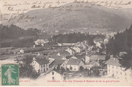 N°5965 R -cpa Cornimont -vue Des Champs à Nabord Et De La Grand'roche- - Cornimont