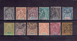 TP OBOCK N°32/43 - X - 1892 - Used Stamps