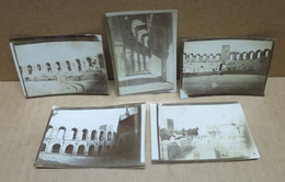 ARLES (13) 5 Anciennes Petites Photographies Vue Diverses - Arles