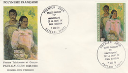 1 Jour Gauguin - Storia Postale