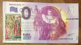 2016 BILLET 0 EURO SOUVENIR DPT 75 NAPOLÉON 1er + TIMBRE ZERO 0 EURO SCHEIN BANKNOTE PAPER MONEY - Essais Privés / Non-officiels