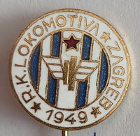 NK "Lokomotiva" Zagreb Croatia  FOOTBALL CLUB, SOCCER / FUTBOL CALCIO PINS BADGES P4/6 - Calcio