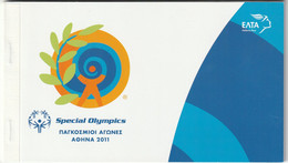 Greece 2011 Special Olympics Athens  Scott #: 2482a Condition: MNH  Booklet - Carnets