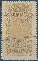 Brazil Brazile,Revenue Stamp Tax National Treasure 1000Reis,Used - Servizio