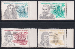 TONGA 1985 Navigators Sc 593-96 Mint Never Hinged - Tonga (...-1970)