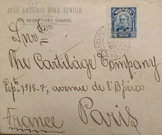 A) 1933, BRAZIL, SHIPPED TO PARIS – FRANCE, FROM RIO NEGRO – SAO GABRIEL, SEAL DEODORO DE FONSECA - Andere & Zonder Classificatie