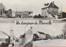 Morville - Un Bonjour De ... Carte Postale 4 Vues - Florennes