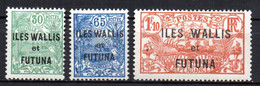Col17  Colonie Wallis & Futuna N° 40 à 42 Neuf X MH  Cote 15,75 € - Neufs