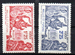 Col17  Colonie Wallis & Futuna N° 70 & 71 Neuf X MH  Cote 7,00 € - Unused Stamps