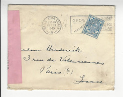 IRELAND BAILE ATHA CLIATH POUR PARIS CENSURE CENSOR WW2 1940 /FREE SHIPPING R - Covers & Documents