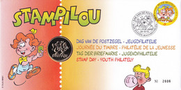 B01-194 3023  BD FDC Numisletter Rare Stam Et Pilou StamPilou 6-10-2001 3630 Eisden-Maasmechelen 20€ - Numisletter