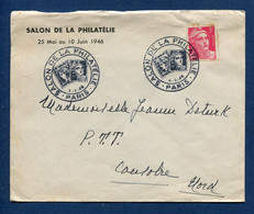 ⭐ France - FDC - Premier Jour - Salon De La Philatélie - Paris - 1946 ⭐ - ....-1949