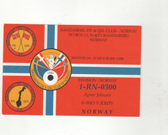 QSL CB NORVÈGE NORWAY - CB-Funk