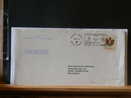 90/599Aa LETTRE MONACO  2011 POUR LA BELG. - Brieven En Documenten