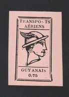 Reproduction Guyane Poste Aérienne N° 7 Saumon - Other