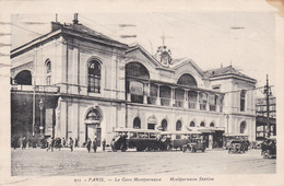 PARIS - (75014) - CPA 1931 - CLICHE PEU COURANT DE LA GARE MONTPARNASSE. - Metro, Stations