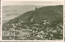 Alte Kleinformatkarte PORTA WESTFALICA - DENKMAL KAISER WILHELM I. - Porta Westfalica