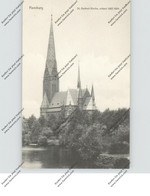 2000 HAMBURG - UHLENHORST, St. Gertrud-Kirche, 1911 - Nord