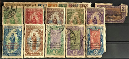 CONGO FRANCAIS 1924 - MLH/canceled/73, 88 Destroid - YT 72-78 - Complete Set! - Used Stamps