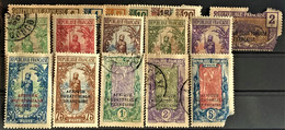 CONGO FRANCAIS 1924 - MLH/canceled/73, 88 Destroid - YT 72-78 - Complete Set! - Gebraucht