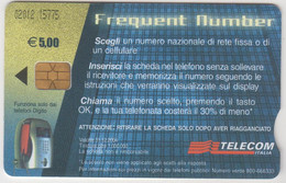 ITALY - Frequent Number (short OCR / 02012), 5 €, Used - Special Uses