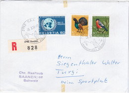 Switzerland Schweiz Svizzera Helvetia 1970 Saahen, Sommerferein Wintersport, Bird Birds Fauna Pro Juventute - Other & Unclassified