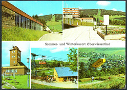 E1950 - TOP Oberwiesenthal Seilbahn Drahtseilbahn Fichtelberg - VEB Bild Und Heimat Reichenbach - Oberwiesenthal