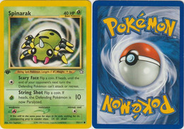 Pokemon (engl.): Neo Genesis, 1st Ed. - 75 Spinarak, Common; More Played - Pokemon