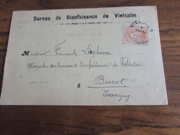 1918-19 : 3 Documents Oblitérés De FORTUNE Par Le CACHET ELECTORAL De VIELSALM (tous Affranchis) - Fortune Cancels (1919)