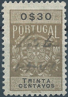 PORTUGAL Portogallo,1878 Revenue Stamp 30c Tasse Taxes,Used - Used Stamps