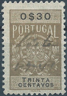 PORTUGAL Portogallo,1878 Revenue Stamp 30c Tasse Taxes,Used - Oblitérés